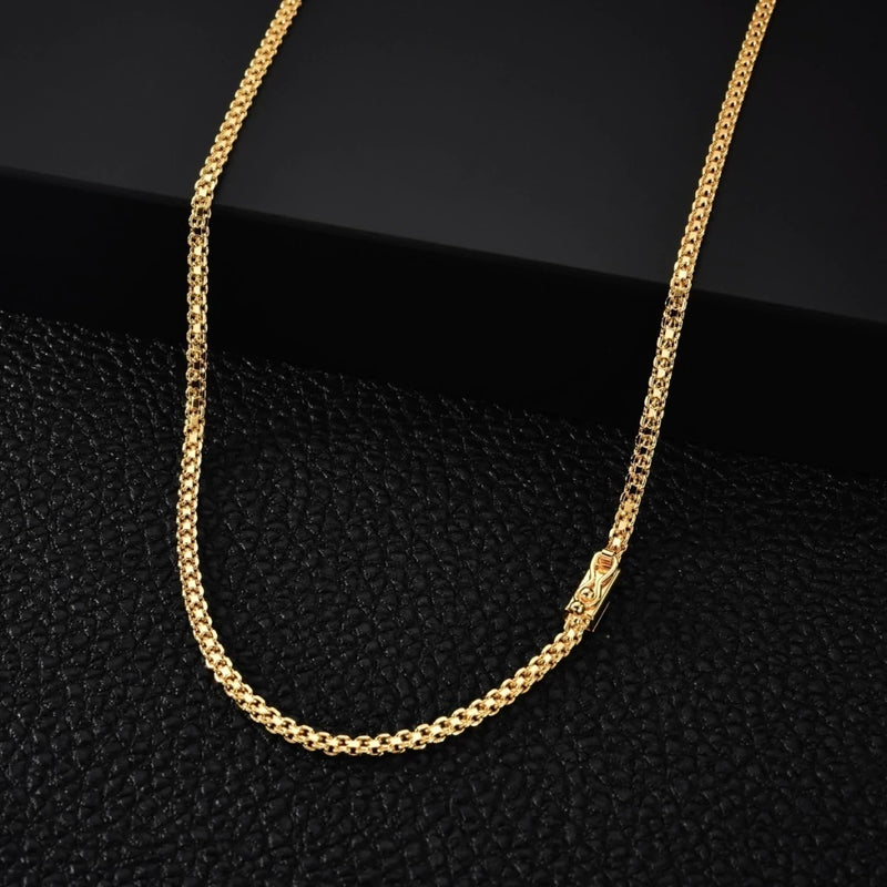 Corrente Cadeado Duplo 2,5mm (Fecho Gaveta)